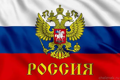 Флаг из полиэфирного шелка 'Герб России' - купить с доставкой в  интернет-магазине О'КЕЙ в Санкт-Петербурге