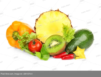Набор фруктов и овощей на белом деревянном фоне еда фон вид сверху  свободное место для вашего текста | Премиум Фото