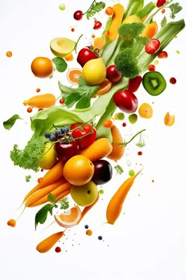 фрукты и овощи в бумажном пакете на белом фоне. свежие продукты Стоковое  Изображение - изображение насчитывающей рынок, варить: 219134395