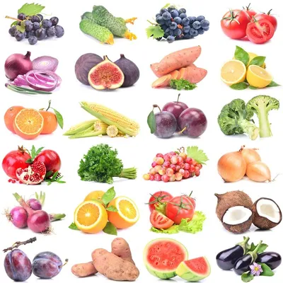 Картинки овощей и фруктов по отдельности - 67 фото