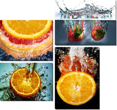 Свежие фрукты в воде стоковое фото. изображение насчитывающей еда -  121747218