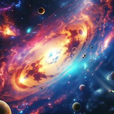 Картинка Галактика Космос 2560x1440