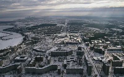 Обои Украина, Чернобыль, г. Припять. Мёртвый город Города - Панорамы, обои  для рабочего стола, фотографии украина, Чернобыль, припять, мёртвый, город,  города, панорамы, зима, снег Обои для рабочего стола, скачать обои картинки  заставки