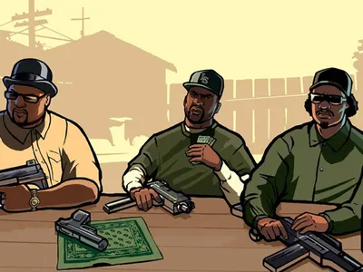 Реалистичные портреты персонажей Grand Theft Auto: San Andreas | Пикабу