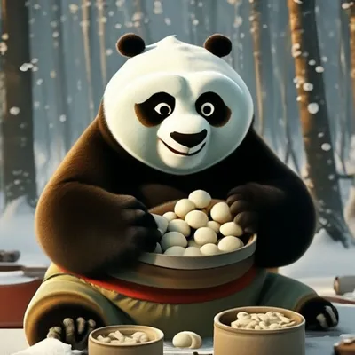 Стикеры виниловые Кунг-фу панда - купить недорого