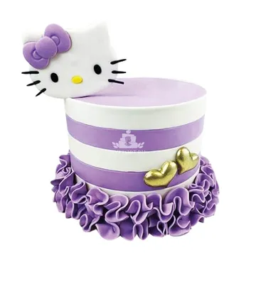 PrinTort Сахарная картинка для торта девочке Хэлло Китти Hello Kitty