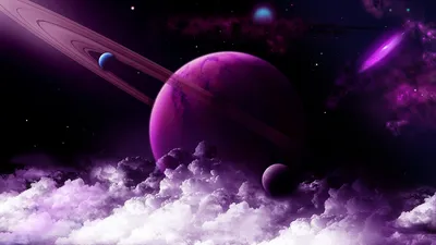 Картинка Планеты Космос 3D Графика Облака