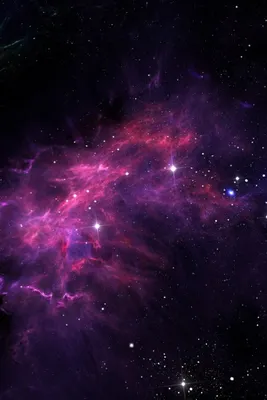 Обои Звезды, галактика, фиолетовый свет, космос 640x1136 iPhone 5/5S/5C/SE  Изображение