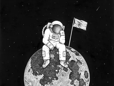 Космонавты, нарисованные бесшовным рисунком Иллюстрация вектора Иллюстрация  вектора - иллюстрации насчитывающей нарисовано, рождество: 159756951