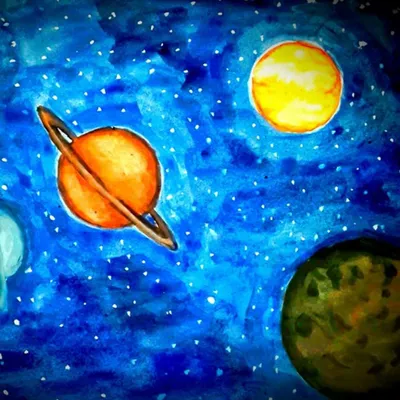Нарисованный космос» — создано в Шедевруме