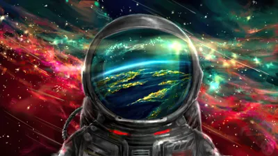 Астронавт космонавт космос личность иллюстрация рука нарисованные научно  фантастический элемент PNG , вселенная, астронавт, Ручной росписью PNG  картинки и пнг PSD рисунок для бесплатной загрузки
