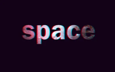 Обои космос, надпись, шрифт, космическая, space для рабочего стола #77521