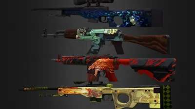 Набор деревянного оружия CS GO 4 предмета купить по цене 1300 ₽ в  интернет-магазине KazanExpress