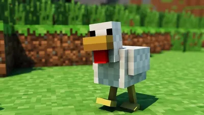 Курица. Птица Minecraft. | Slime Minecraft | Дзен