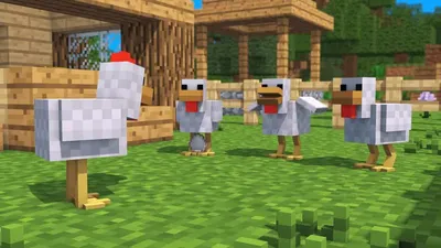 Модель курицы Minecraft оснащена 3D Модель $19 - .max .fbx .obj - Free3D