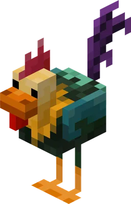 Файл STL Minecraft Цыпленок 🏠・Модель для печати в 3D скачать・Cults