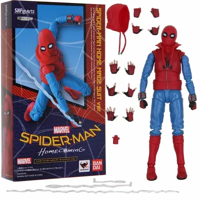 Фигурка Человек Паук Возвращение домой: купить фигурку из фильма Spider Man  Homecoming в магазине Toyszone.ru