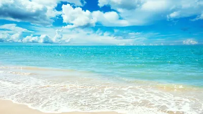 Обои Пляж лето море песок отдых отпуск на рабочий стол