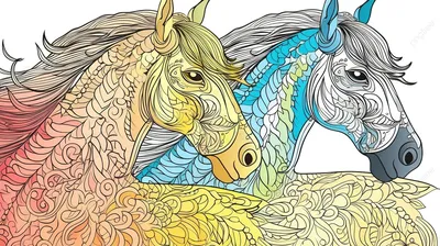Купить Набор для раскрашивания на холсте Цветная лошадь с доставкой по  России Paintboy дешево