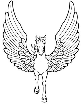 Лошадь Легендарное существо Пегас Единорог Рисование, конь, лошадь,  легендарное существо, пегас png | Klipartz