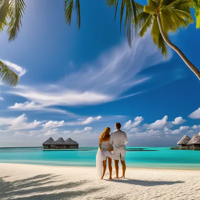 остров на мальдивах с прекрасными пляжами, картинка мальдивы пляж, пляж,  Мальдивы фон картинки и Фото для бесплатной загрузки