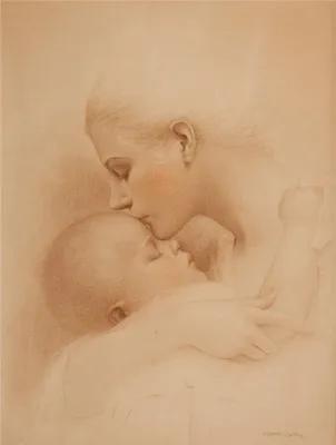 Картинки мама и дочь нарисованные - 83 фото