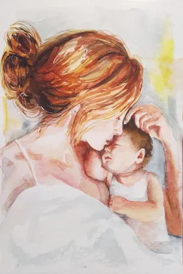 Силуэт матери мультфильм иллюстрации, мать и ребенок, любовь, синий, ребенок  png | Klipartz
