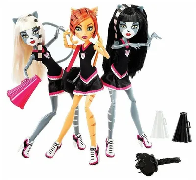 Monster High Mattel Набор 3 кукол - Кошки, Монстр Хай — купить в  интернет-магазине по низкой цене на Яндекс Маркете