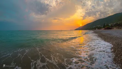 Закат на Чёрном море. Фотограф Лашков Фёдор
