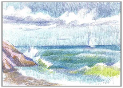море :: шторм :: рисунки карандашом / смешные картинки и другие приколы:  комиксы, гиф анимация, видео, лучший интеллектуальный юмор.