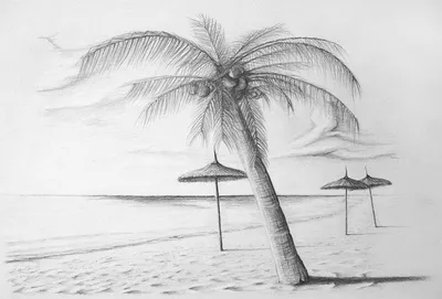 Рисунок карандашом морская волна …» — создано в Шедевруме