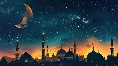 Исламистский праздник Рамадан Карим Ид Мубарак Иллюстрация штока -  иллюстрации насчитывающей конструкция, восточно: 287640750