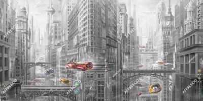 Города будущего: 100 фантастических иллюстраций