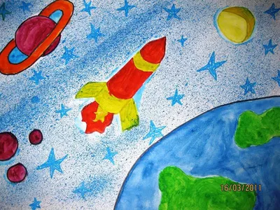 Картинки для срисовки космос карандашом