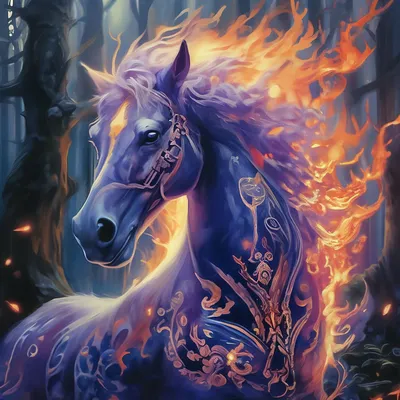 Нарисованная рукой иллюстрация лошади сплошного цвета | Премиум векторы