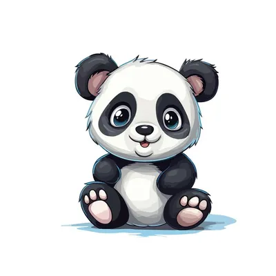 Симпатичные Панда рука нарисованная, Objects Включая: животное и милый -  Envato Elements