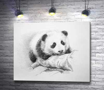 Картина \"Нарисованная панда\" | Интернет-магазин картин \"АртФактор\"