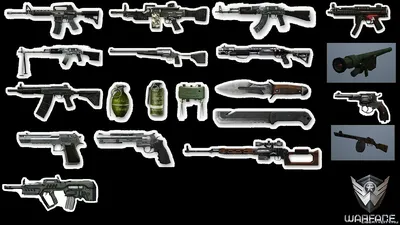 Скачать Пак оружия из WarFace для GTA San Andreas