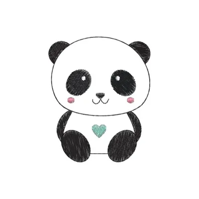 Как нарисовать панду поэтапно для детей » рисуем милых панд легко и просто  карандашом и красками