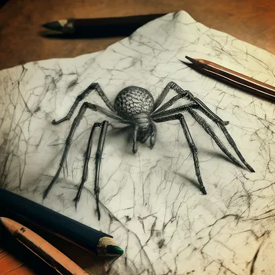 Рука нарисованные паук иллюстрации векторных элемент дизайна для хэллоуина  | Премиум векторы