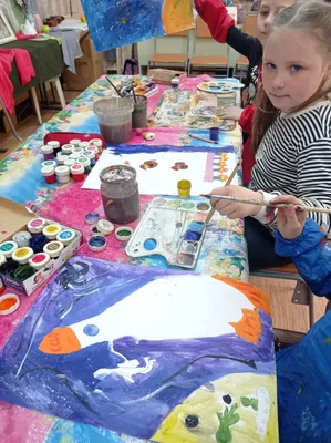 Руководитель изостудии: дети готовы рисовать космос круглый год | ИА  Красная Весна