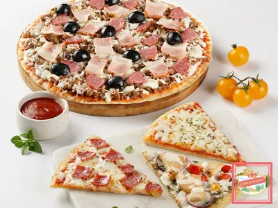 Пицца Мясная купить в Самаре с бесплатной доставкой по цене 550 рублей —  Пицца Шоп