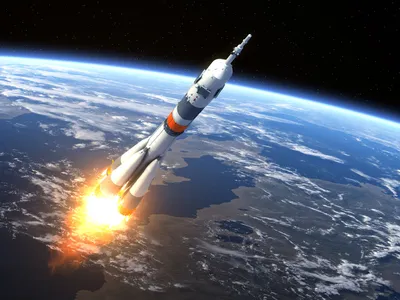 Картинки ракеты в космосе фотографии