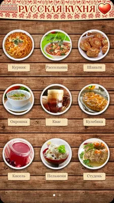 Русская кухня. Russian dishes. Часть 1 :: Behance