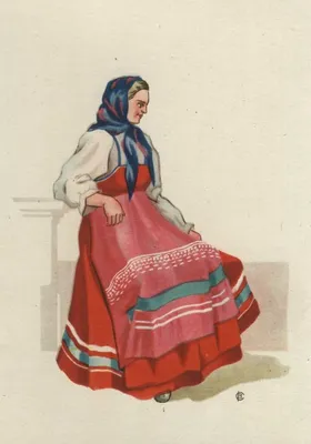 Девичьи и женские русские народные костюмы