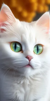 Милый белый котенок - 72 фото