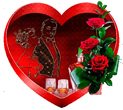 Приятные пожелания в день Валентина для друзей в готовой открытке на 14  февраля | Flyvi