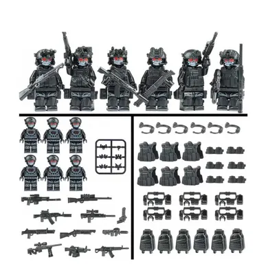 Фигурки человечки военные спецназ солдаты много оружия для лего: цена 490  грн - купить Конструкторы на ИЗИ | Николаев