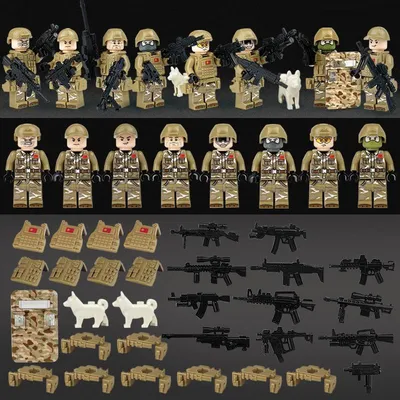LEGO солдаты, военные (солдаты лего с оружием, солдатики): 390 грн. -  Конструкторы Кропивницкий на Olx