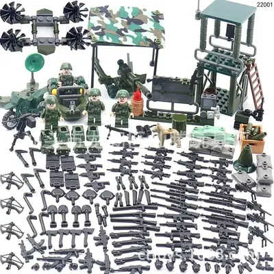 Купить M8023 Военный спецназ, солдаты, пистолет, оружие, строительные  блоки, комплект, наборы кирпичей, классическая модель оружия, детские  игрушки | Joom
